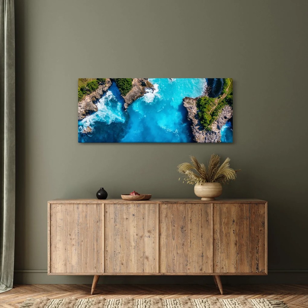 Obraz - Zátoka na Bali (120x50 cm)