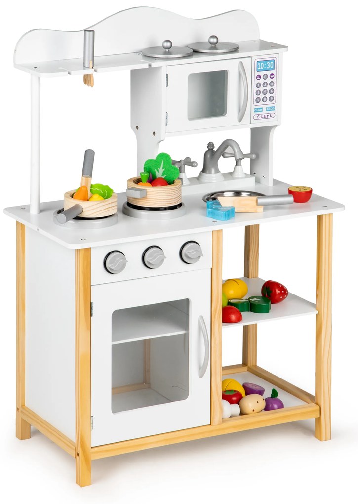 Drevená kuchynka pre deti + príslušenstvo