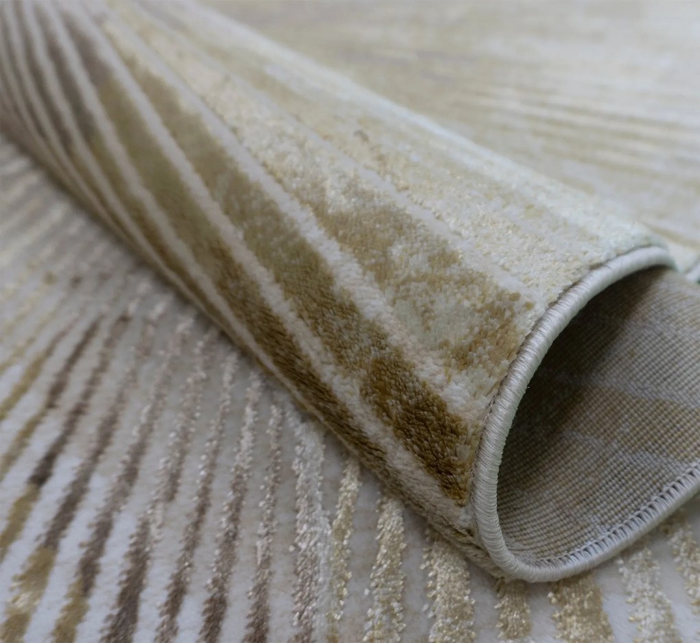 Koberec Esprit 3607 béžový – obdĺžnikový s jemným vzorom Rozmer: 60x100 cm