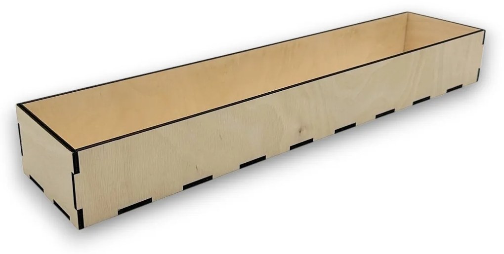 usporadejto.cz Organizér do zásuvky, vložka do zásuvky, drevený VASKY, 45,5 x 10 x 6 cm