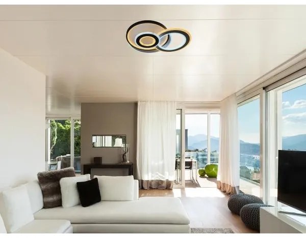 LED Stmievateľné stropné svietidlo LED/95W/230V 3000-6500K + diaľkové ovládanie