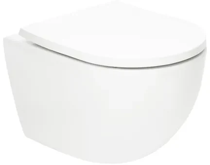 WC s doskou softclose závesné SAT Fusion biele vírové SATFUS010RTORP