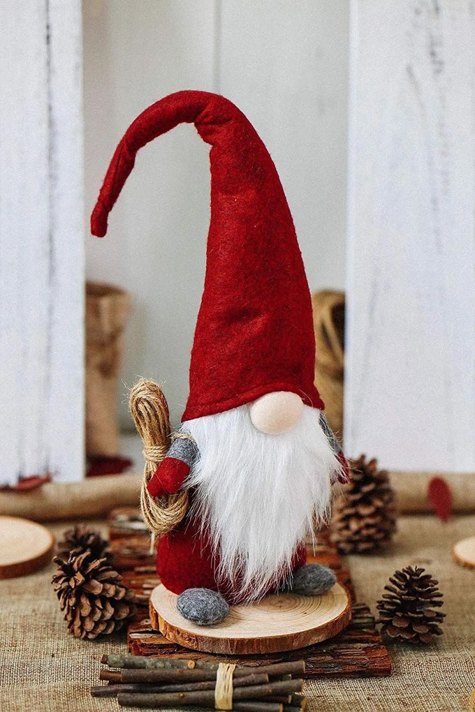 Tutumi Tutumi, vianočný trpaslík 40cm YX009 RED, červená, CHR-06609