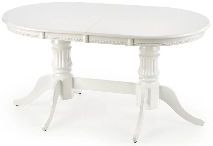 Jedálenský rozkladací stôl Peho 150/190 cm biely