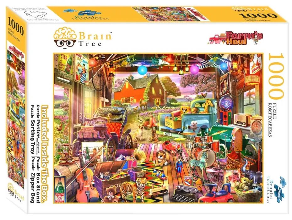 Brain Tree Puzzle Zásoba hračiek 1000 dielikov