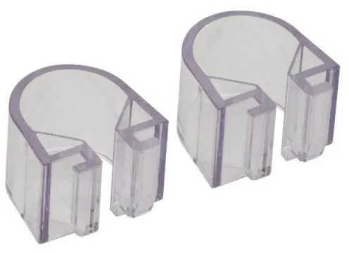 Hansgrohe Hansgrohe, príslušenstvo, svorky priemer 25 mm na misky na mydlo Casetta'D, 2 ks, číra, HAN-96192000