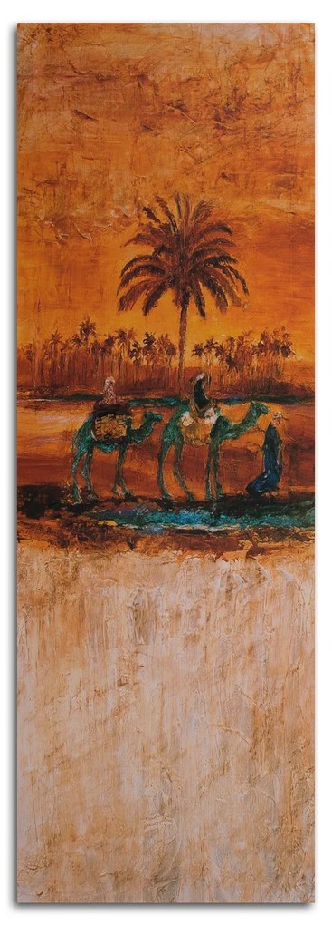 Gario Obraz na plátne Dve ťavy v púšti Rozmery: 30 x 90 cm