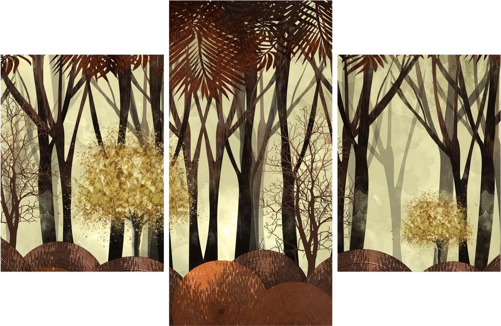 Obraz - Dekoratívne les (90x60 cm)