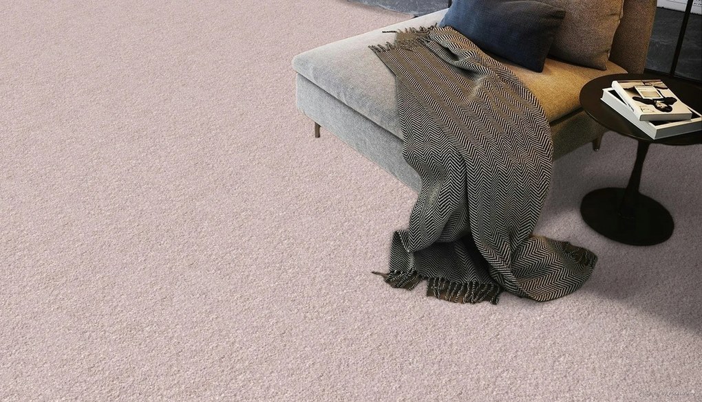 ITC, Koberec metráž Coletta 63, na mieru, šíře 4m,5m, ružová, twinback (filc+juta), obchodné priestory