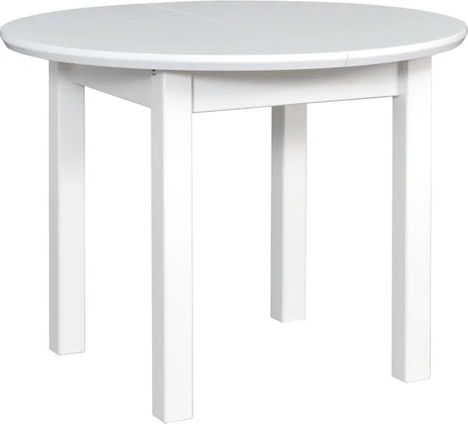MEBLINE Stôl POLI 1S 100x100/130cm prírodná dyha