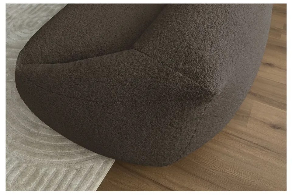 Tmavohnedý sedací vak Lilibet – Bobochic Paris