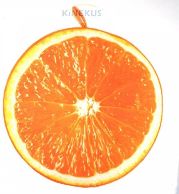 Sedák o40x4cm molitan dekor pomaranč