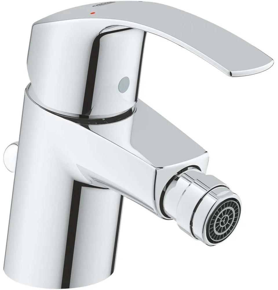 GROHE Eurosmart páková bidetová batéria s odtokovou súpravou s tiahlom, chróm, 23789002