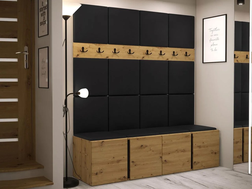 Predsieňová zostava Tavasz V, Farby: kašmír, Farba čalúnenia:: Manila 09