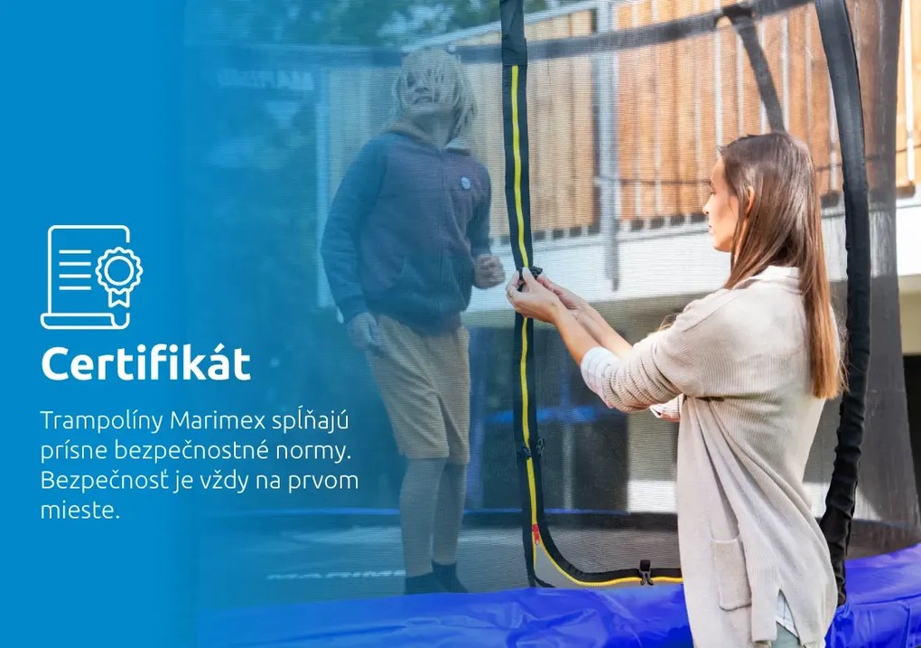Marimex | Trampolína Marimex Standard 457 cm + vnútorná ochranná sieť + rebrík ZADARMO | 19000084