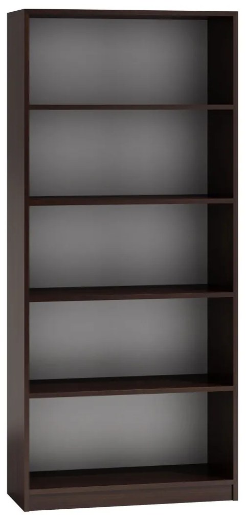 Shoptop Knižnica SEGREGATORY R80 tmavohnedá