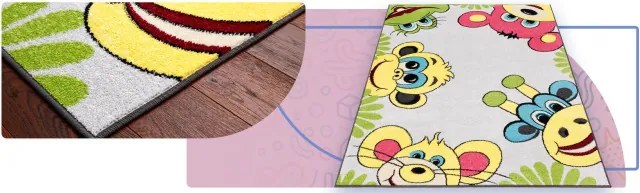 Koberec Agnella Funky Top Tig grafitový