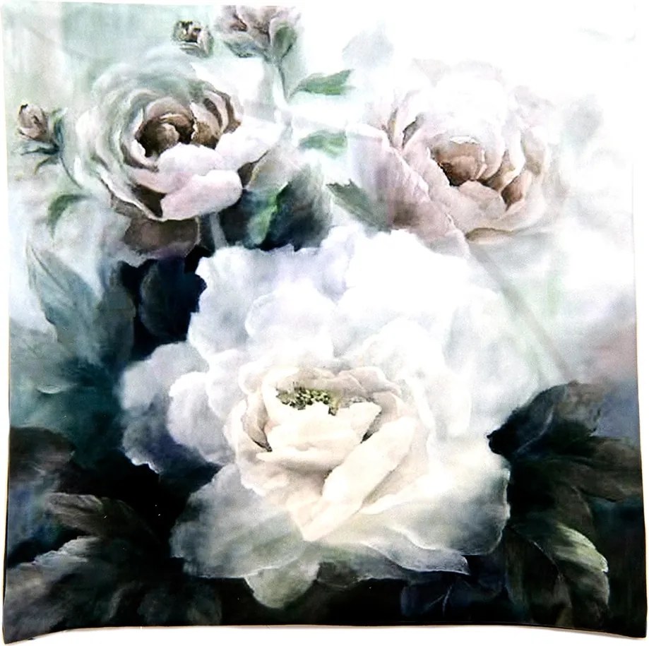 Obliečka na vankúš s romantickými kvetmi Lolie - 45*45 cm