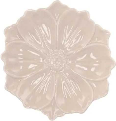 Šedý keramický tanierik v tvare kvetu Bloom Cosmea - Ø 11*3 cm