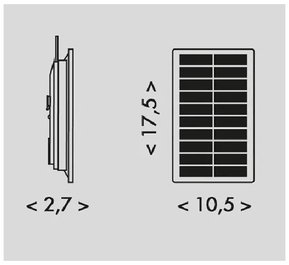 Ecolite DX-SOLAR-3000/5M - LED Solárny pásik 3,7V 2400 mAh 5m IP65