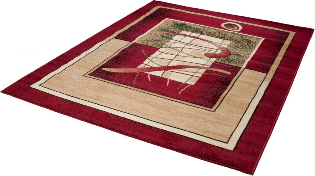 TA Koberec 5118B ČERVENÝ ATLAS PP Rozmer: 250x350 cm