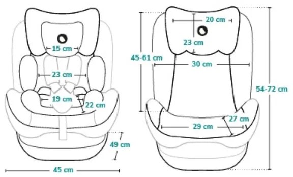 Lionelo - Autosedačka AART i-Size 40-150 cm čierna/šedá