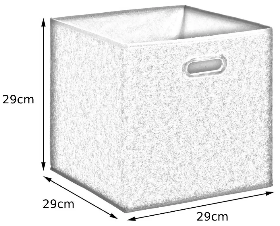 ATMOSPHERA Úložný box Butterfly, 29x29x29 cm, ružová