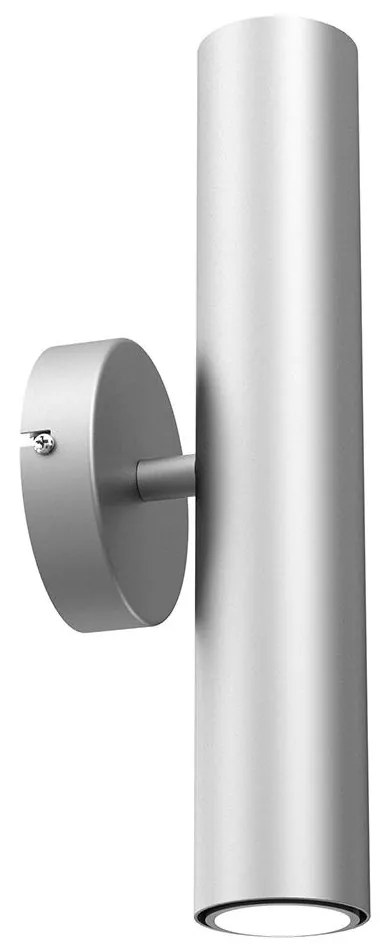 Nástenné svietidlo WALL 2xGU10/8W/230V strieborná