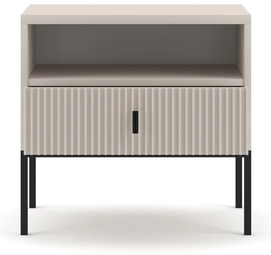 Nočný stolík Maggiore 53,9 cm kašmír/čierny