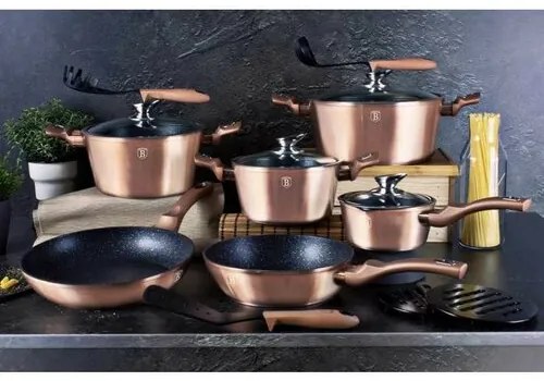 Berlinger Haus 10-dielna súprava hrncov Rosegold Metallic Line