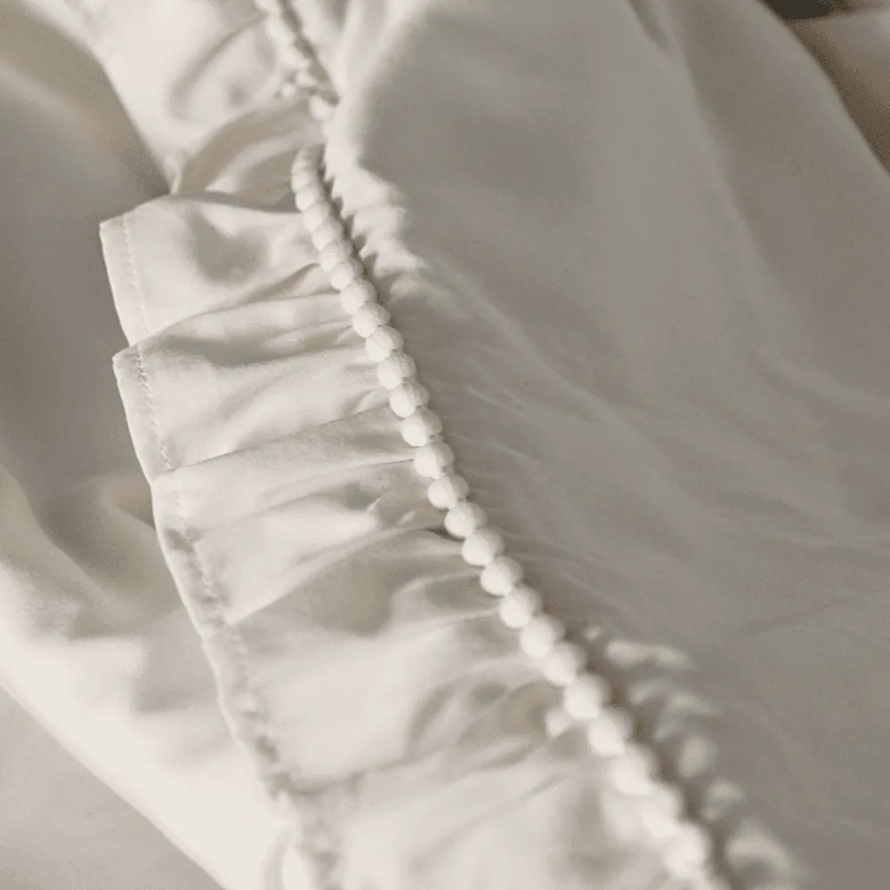 Boho obliečky Junior vanilka 100×135 cm