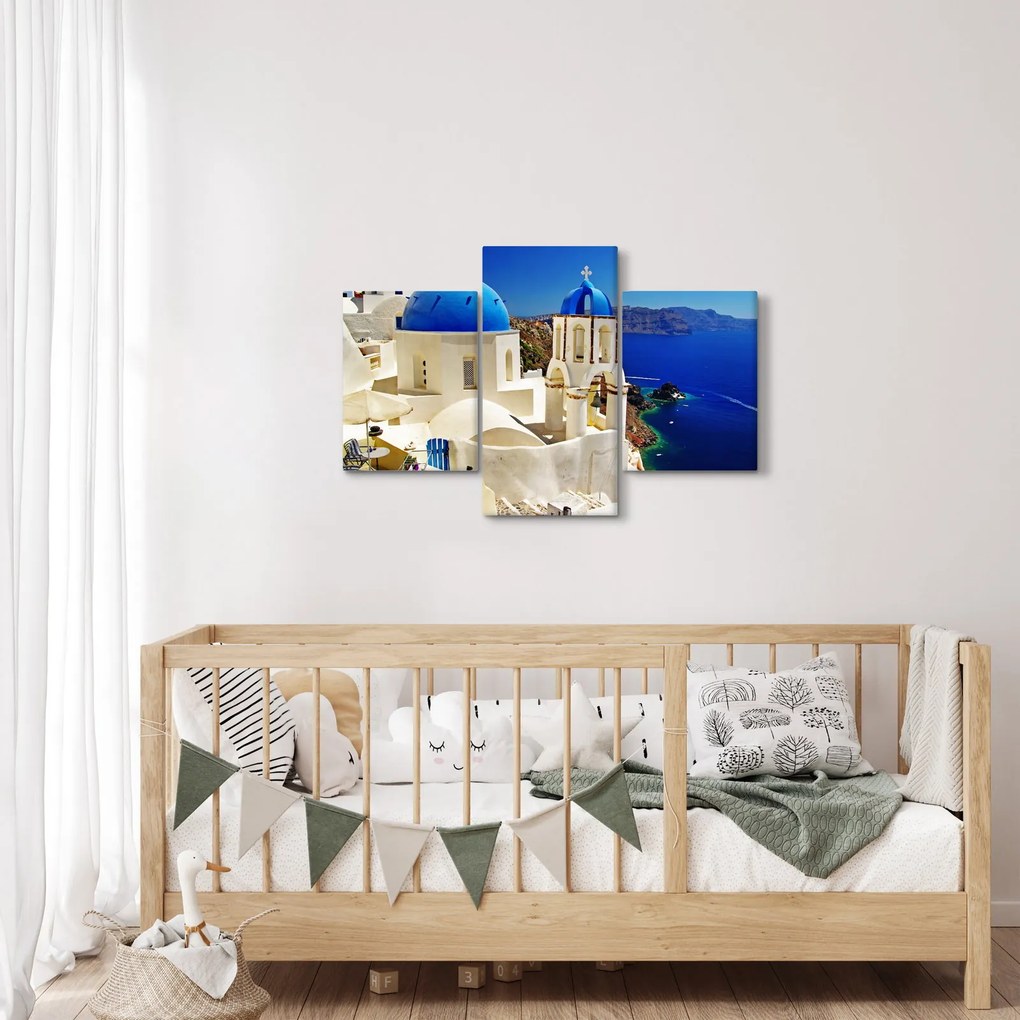 Obraz - Santorini, Grécko (90x60 cm)