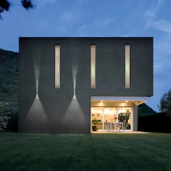 Redo 90294 - LED zunanja stenska svetilka VARY 2xLED/10W/230V 3000K IP54 bela