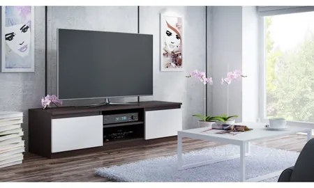 TV stolík LCD 140 cm wenge/biela