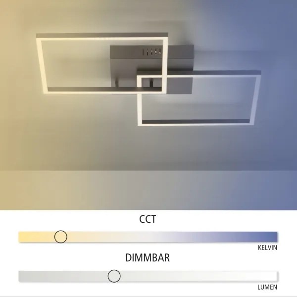 Leuchten Direkt 14141-18 - LED Stmievateľné svietidlo IVEN 2xLED/14W/230V + DO