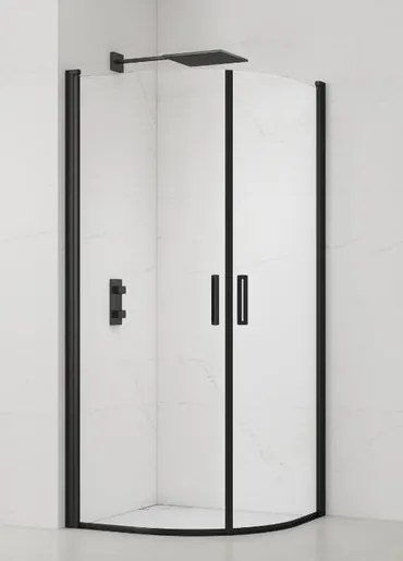 Sprchový kút štvrťkruh 80x80 cm SAT Fusion SATFUS80CT