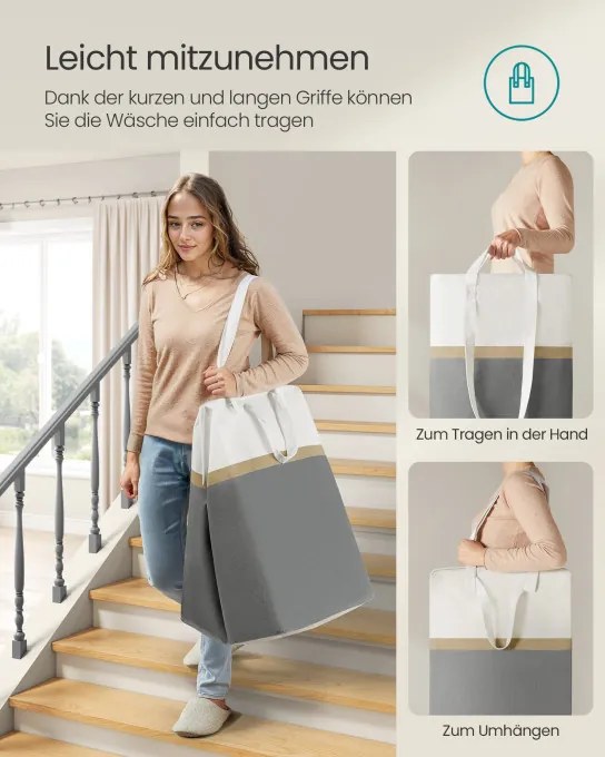 Set dvoch košov na bielizeň 2x110L LCB210G01