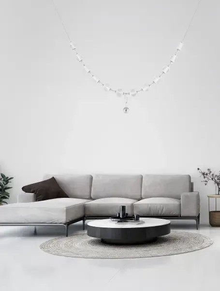 Luxusný luster Brillante chróm
