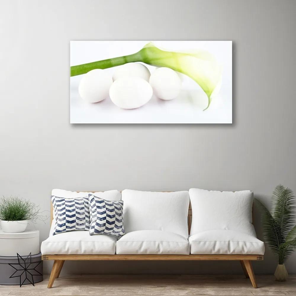 Obraz na skle Vajíčka 100x50 cm
