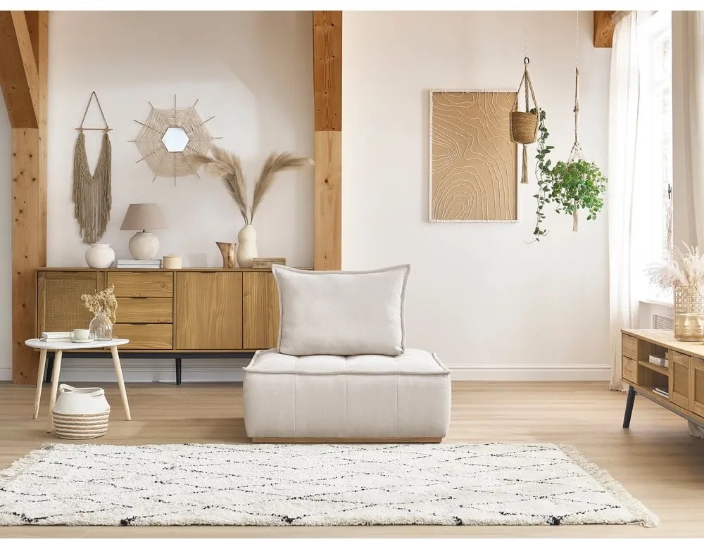 Biele ženilkové kreslo Elisa – Bobochic Paris