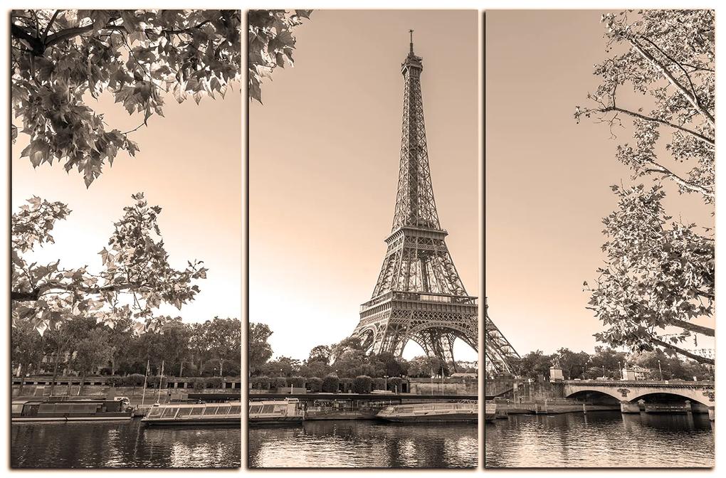 Obraz na plátne - Eiffel Tower 1110FB (135x90 cm)