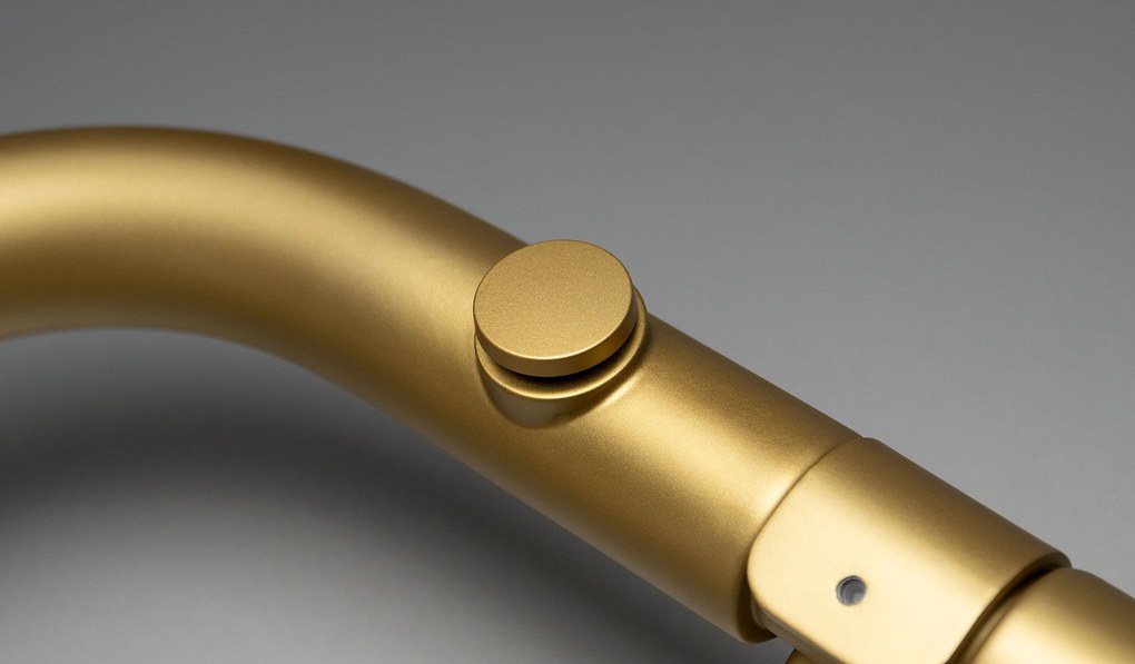 Deante SILIA, kúpeľňový radiátor 157x50 cm, 586W, zlatá matná, DEA-AGI_RG51