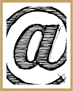 Rámovaný obraz Zavináč, 40x50 cm%