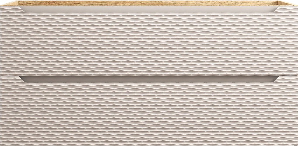 Comad Kúpeľňová skrinka pod umývadlo Ocean Beige 120 béžová/dub olejovaný
