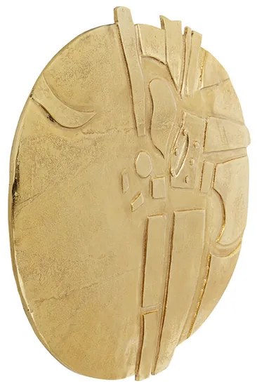 Kala Antique nástenná dekorácia zlatá Ø60 cm