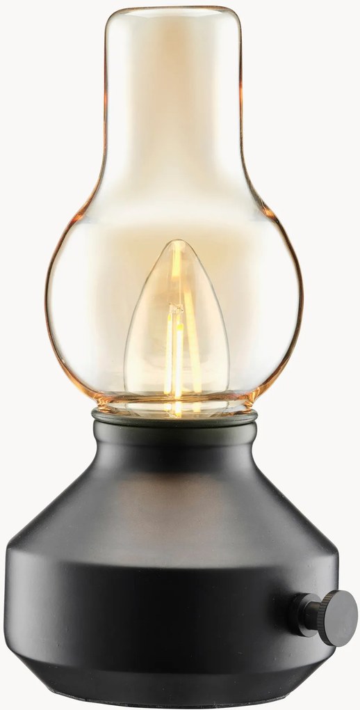 Malá stmievateľná exteriérová stolová LED lampa Glimt