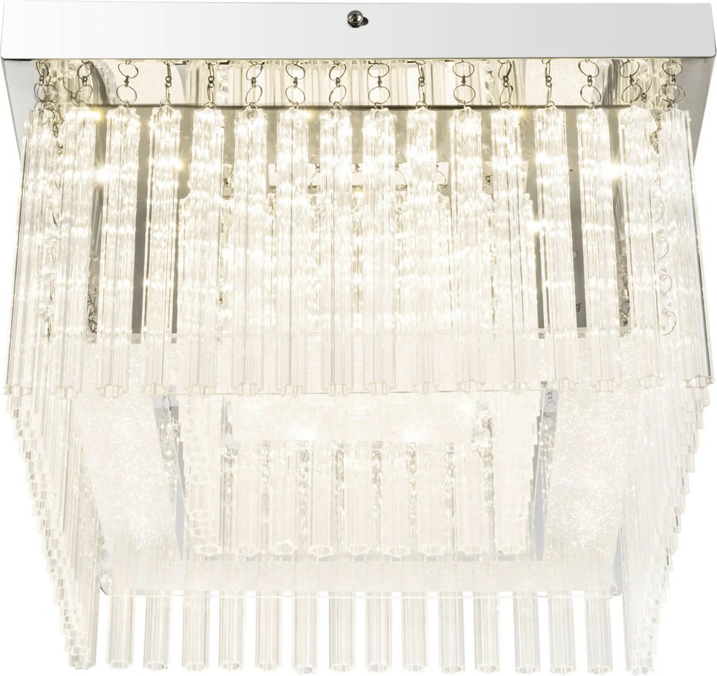 XXXLutz STROPNÉ LED SVIETIDLO, 36/36/21.5 cm - Interiérové svietidlá - 004558999812