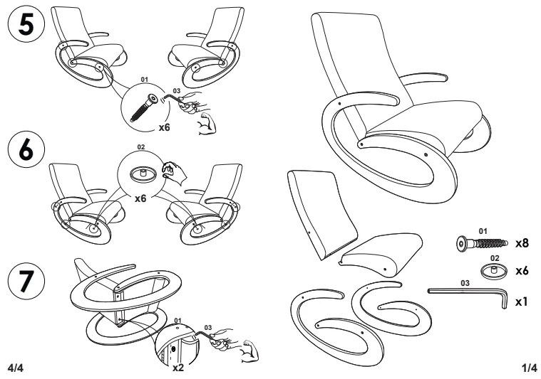 Moderné hojdacie kreslo GDRIVE GREY