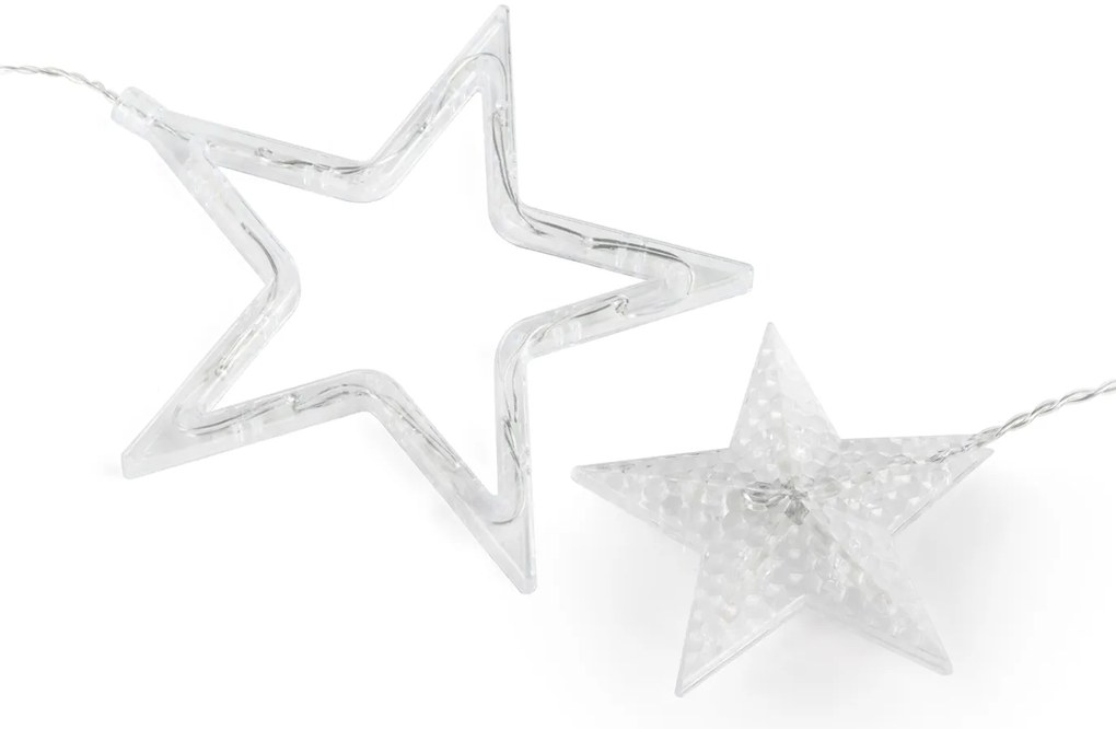 Bestent Svetelná reťaz 138LED 3m teplá biela Stars