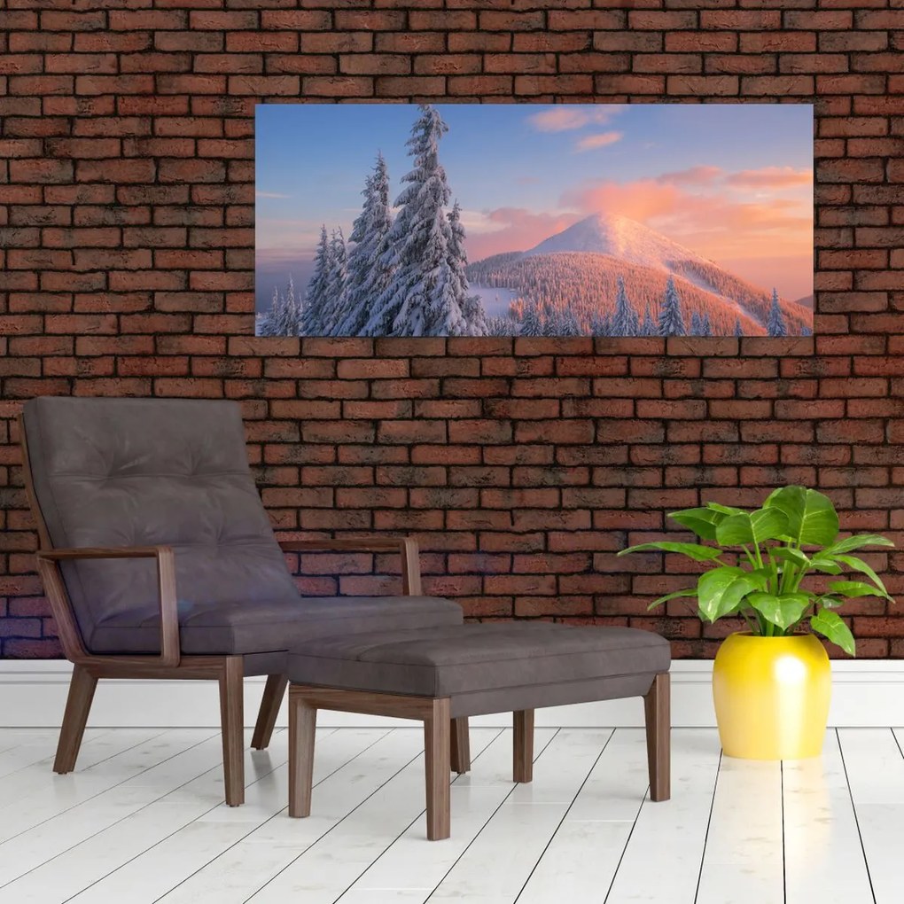 Obraz - Zimná krajina (120x50 cm)